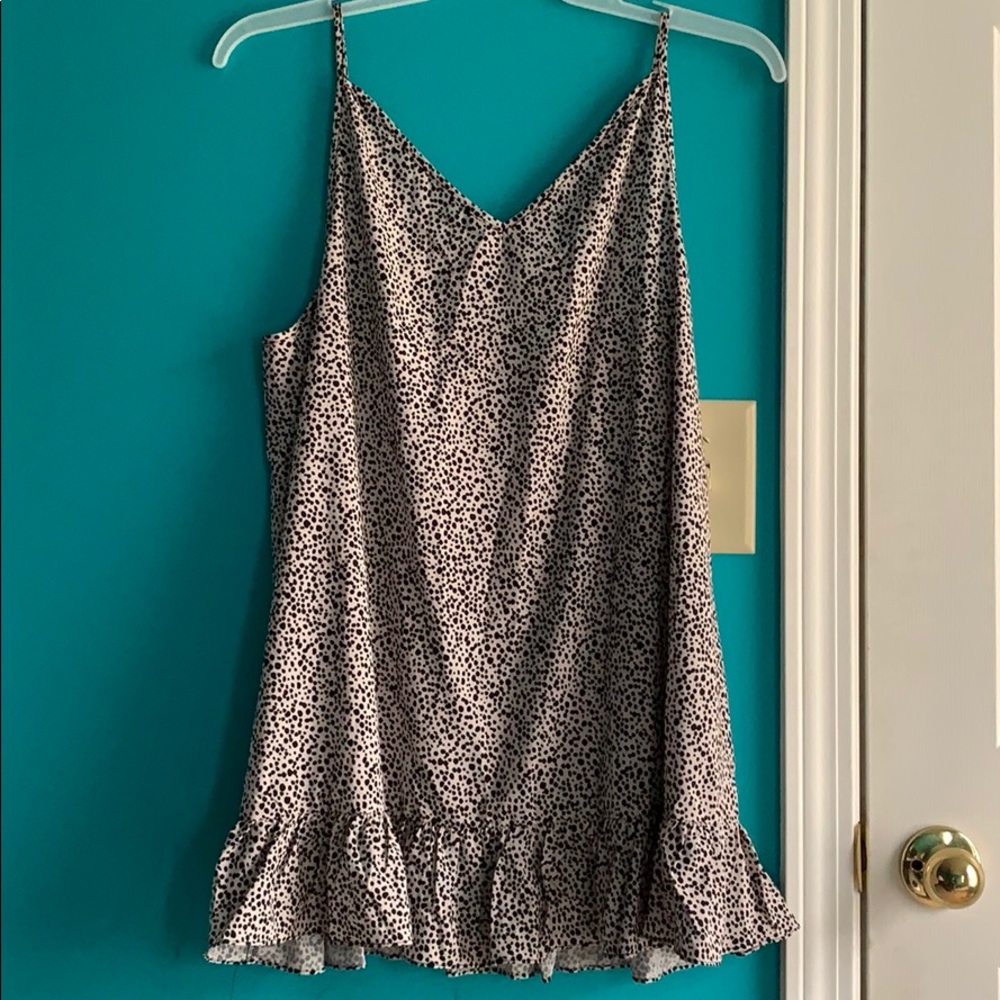 Polyester Dotted Dress